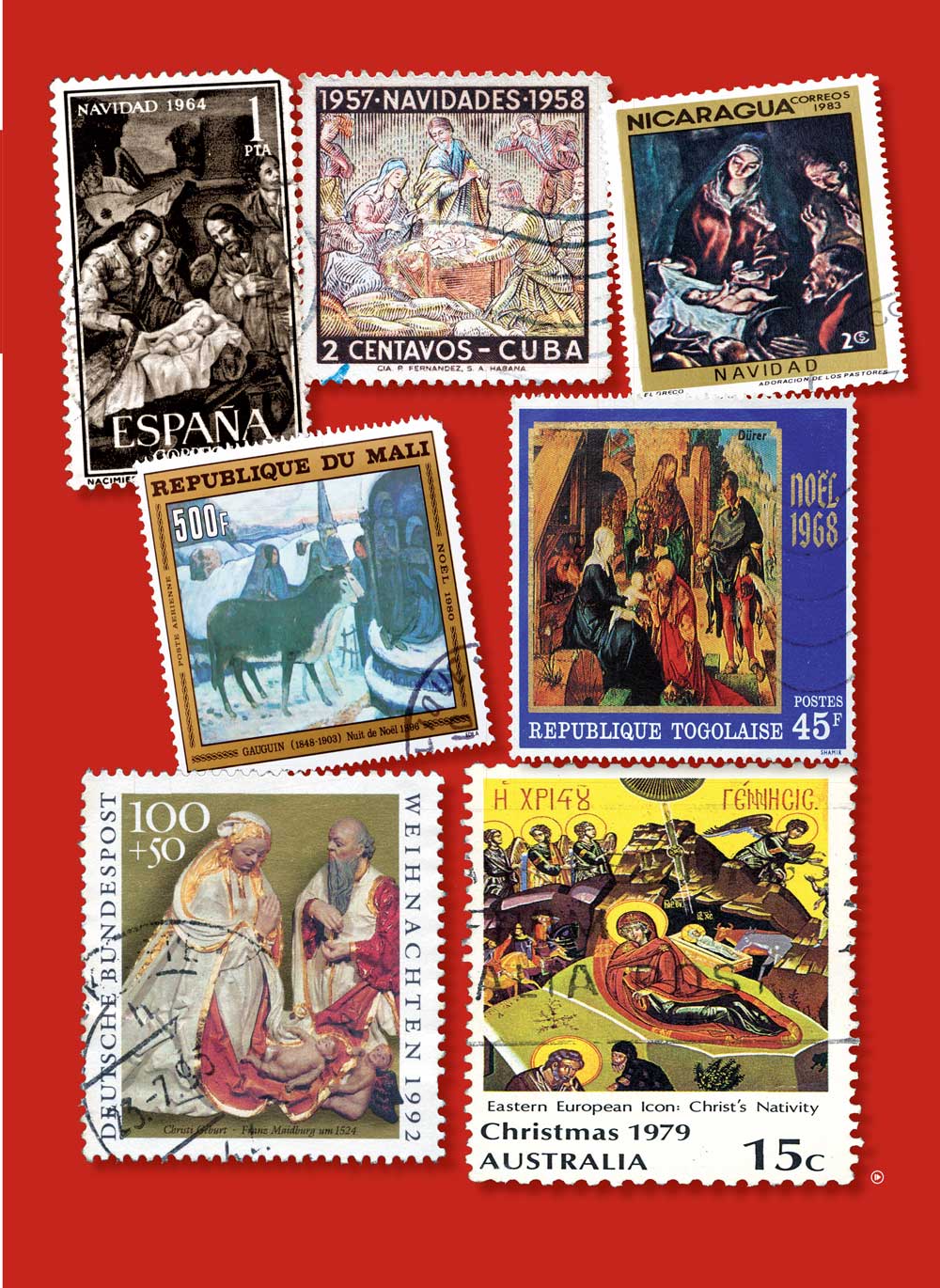 Γραμματόσημα με μηνύματα Χριστουγέννων! Γραμματόσημα με μηνύματα Χριστουγέννων!